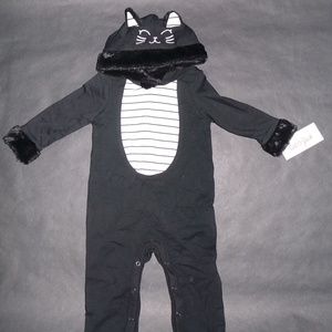 Cat & Jack Long Sleeve Cat Hoodie Onesie
